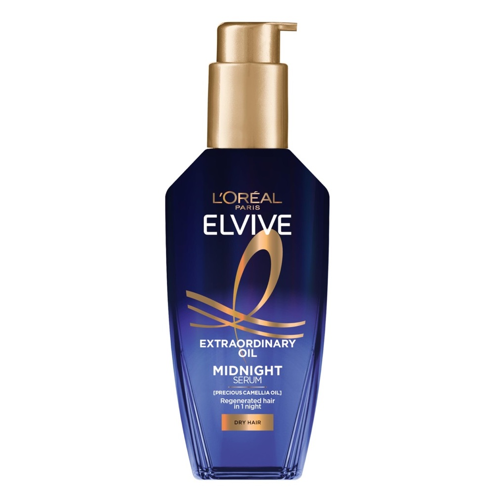 NEW L’Oréal Paris Elvive Extraordinary Oil Midnight Serum for Dry Hair 100ml